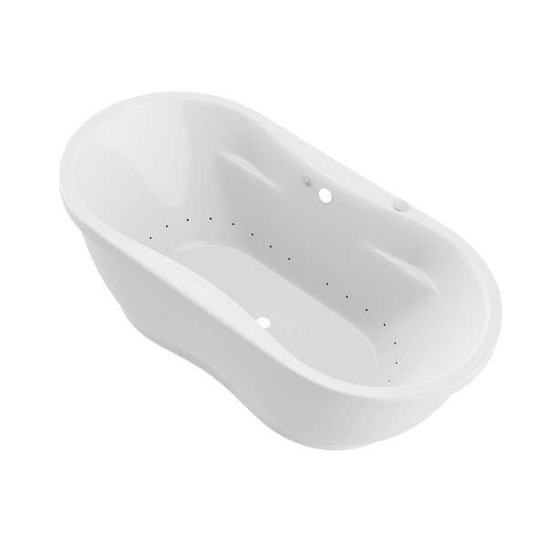 Atlantis Whirlpools Embrace 34 x 71 Oval Freestanding Air Bathtub 3471AA